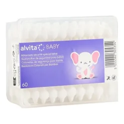 Alvita Baby Coton-tiges bébé embout sécurisé