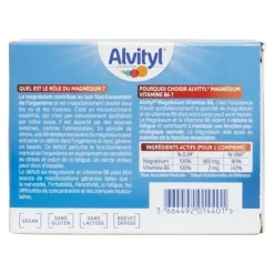 Alvityl Magnésium vitamine B6 comprimés