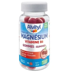 Alvityl Magnésium vitamine B6 gummies Cerise