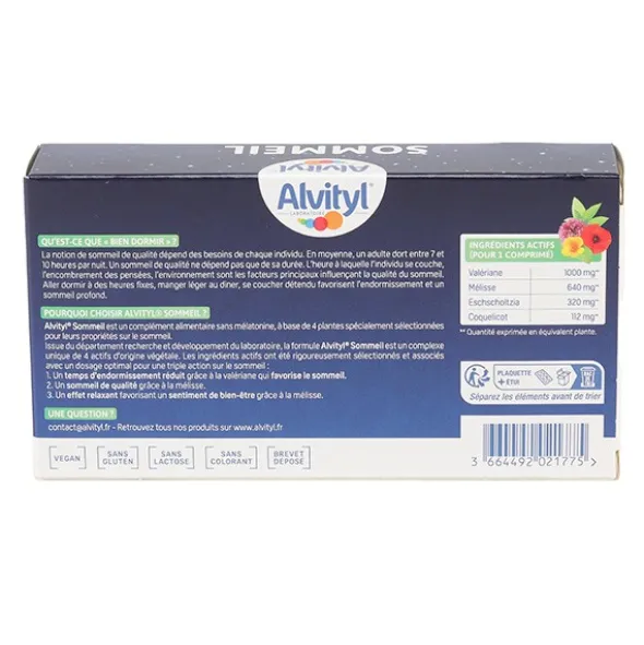 Alvityl Sommeil comprimés