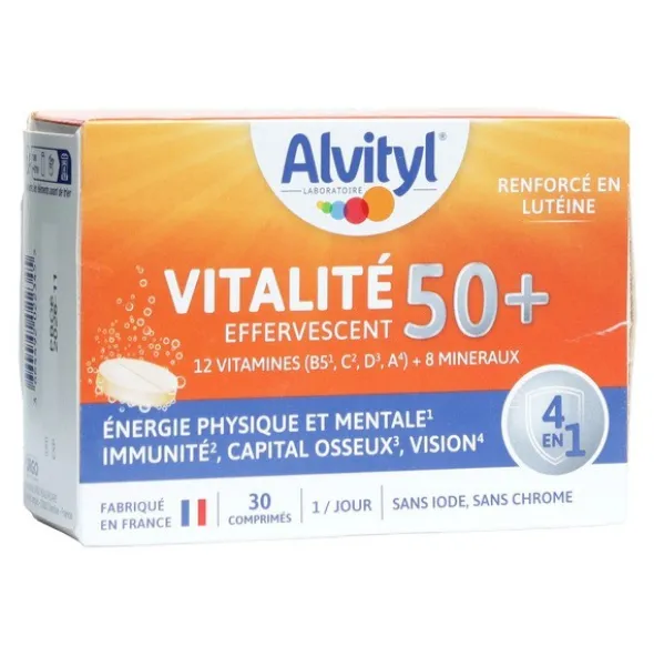 Alvityl Vitalité 50+ comprimés effervescents