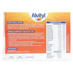 Alvityl vitalité jour nuit comprimés