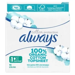 Always Cotton Protection Serviette hygiénique Normal Bio