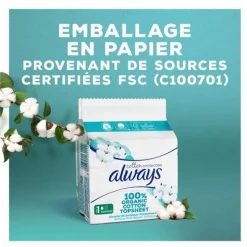 Always Cotton Protection Serviette hygiénique Normal Bio