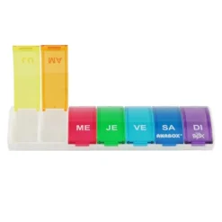 Anabox Box7 pilulier hebdomadaire multicolore