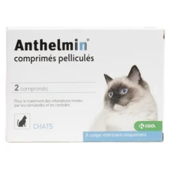Anthelmin Chat comprimés vermifuge