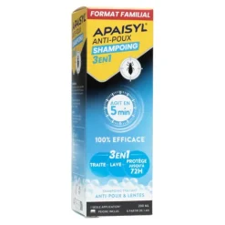 Apaisyl Shampooing anti poux 3 en 1