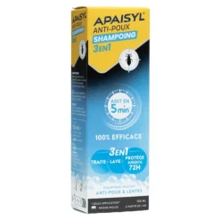 Apaisyl Shampooing anti poux 3 en 1