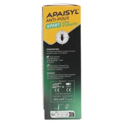 Apaisyl Xpert Cire d'abeille lotion anti-poux et lentes