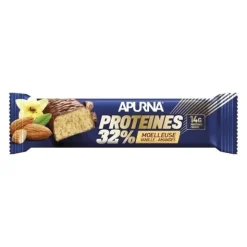 Apurna Barre hyperprotéinée moelleuse 32% Vanille-Amande