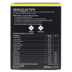 Aragan Genius Actifs comprimés