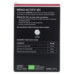 Aragan Meno Actifs bio gélules