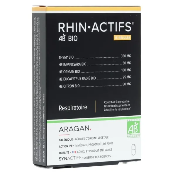 Aragan Rhin Actifs bio gélules