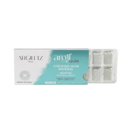 Argiletz chewing-gum à l'argile verte arôme menthe