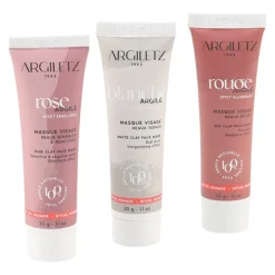 Argiletz Coffret Trio Masques Argile Peaux Sensibles
