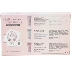 Argiletz Coffret Trio Masques Argile Peaux Sensibles