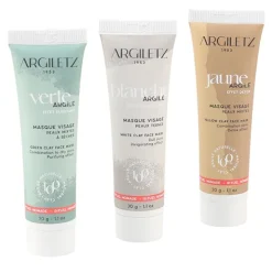 Argiletz Coffret Trio Masques Argile Peaux grasses