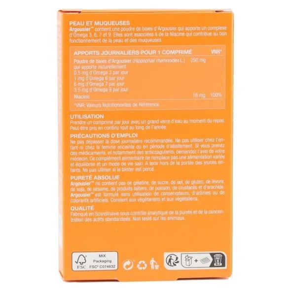 Argousier Omega 7 en comprimés