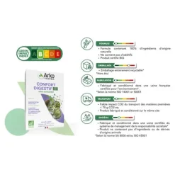 Arkofluides Confort digestif bio ampoules