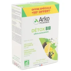 Arkofluides Détox bio ampoules