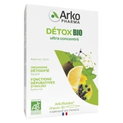 Arkofluides Détox bio ampoules