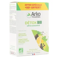 Arkofluides Détox bio ampoules