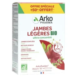 Arkofluides jambes légères bio ampoules