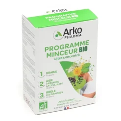 Arkofluides programme minceur 1+2+3 Bio ampoules