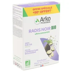 Arkofluides Radis noir bio ampoules