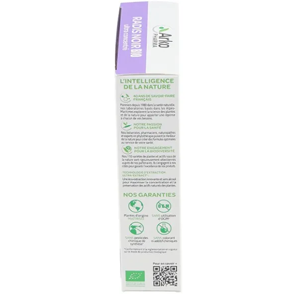 Arkofluides Radis noir bio ampoules