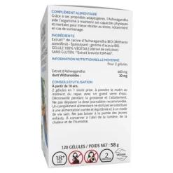 Arkogélules Ashwagandha Bio gélules
