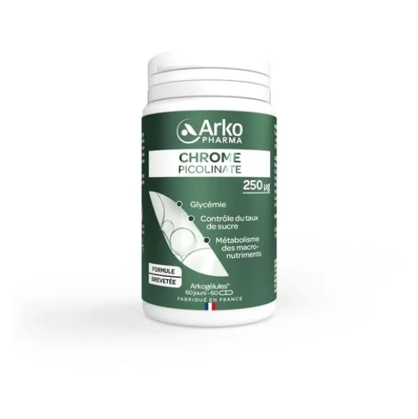 Arkogélules Chrome picolinate 250 µg gélules