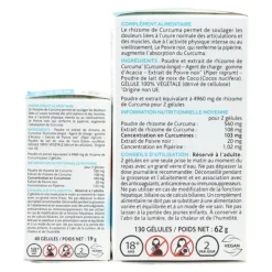 Arkogélules curcuma pipérine gélules