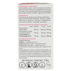 Arkogélules huile de bourrache capsules