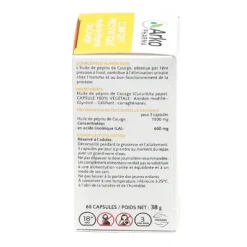 Arkogélules huile de pépins de courge capsules
