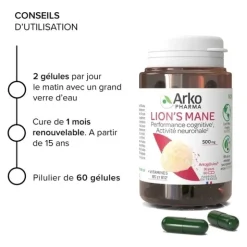 Arkogélules Lion's Mane gélules