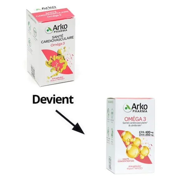 Arkogélules Oméga 3 capsules
