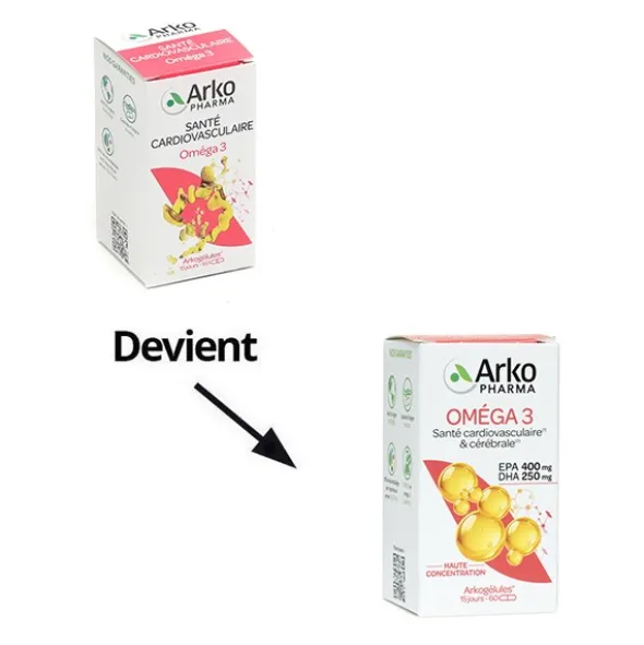 Arkogélules Oméga 3 capsules