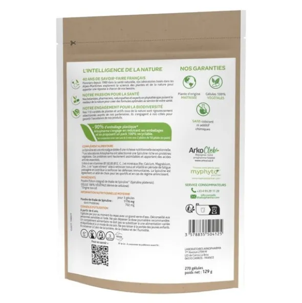 Arkogélules Spiruline gélules