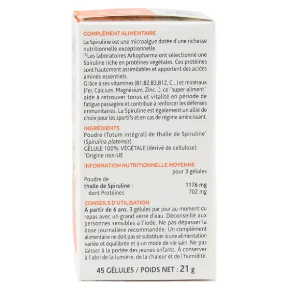 Arkogélules Spiruline gélules