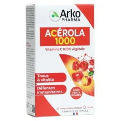 Arkopharma Acérola 1000 végétal Comprimés à croquer