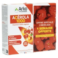 Arkopharma Acérola 1000 végétal Comprimés à croquer