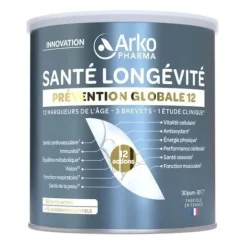 Arkopharma Santé longévité prévention globale 12 poudre