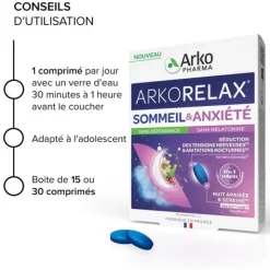 Arkorelax Sommeil et Anxiété comprimés