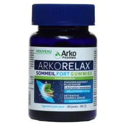 Arkorelax Sommeil Fort gummies mélatonine