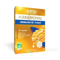 Arkoroyal Bio Immunité Fort 1ers signes ampoules