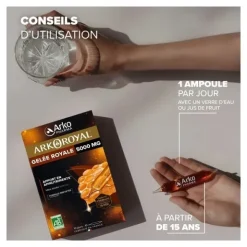 Arkoroyal Gelée royale 5000 mg Bio ampoule
