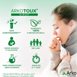 ArkoToux sirop toux sèche ou grasse