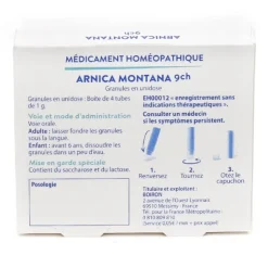 Arnica montana 9CH 4 doses uniques