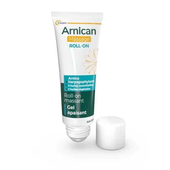 Arnican roll-on massant gel cutané apaisant